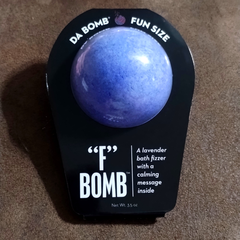 Da Bomb Bath "F" Bath Bomb- NIP